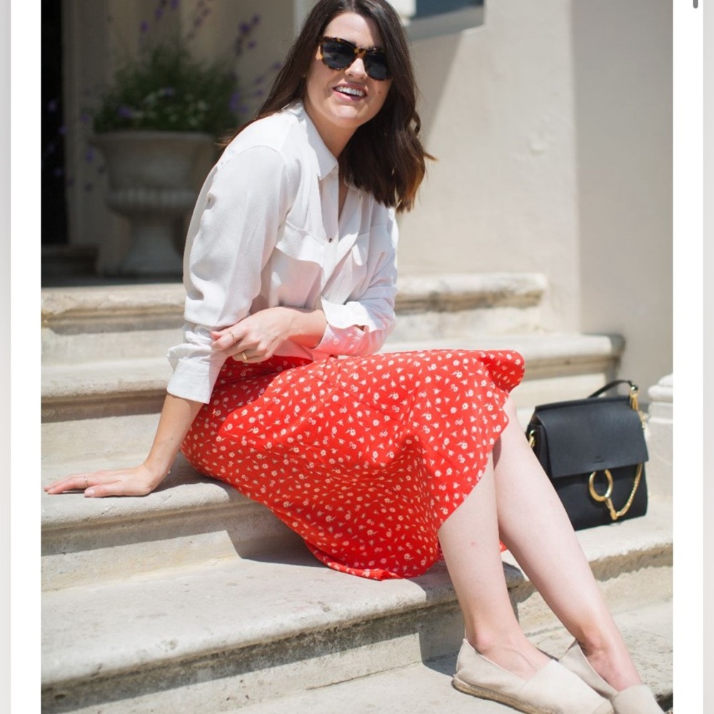& Other Stories Floral Skirt